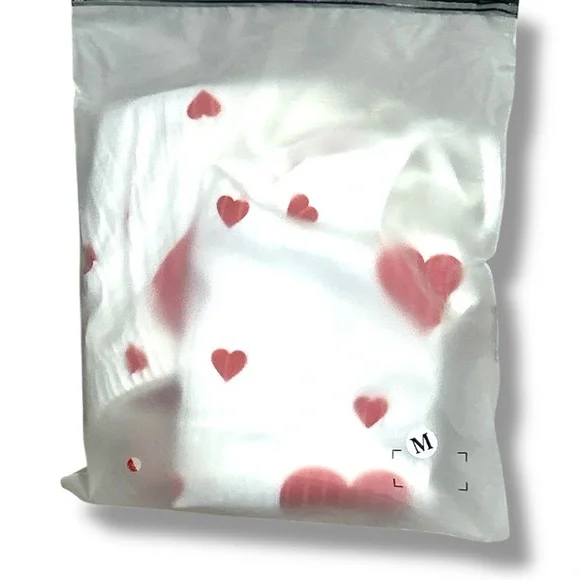 Women’s Sweetheart Crop Casual Pajama Short Set Size Medium - Picture 15 of 16